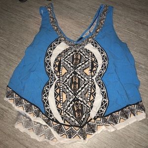 Boho-chic tank top